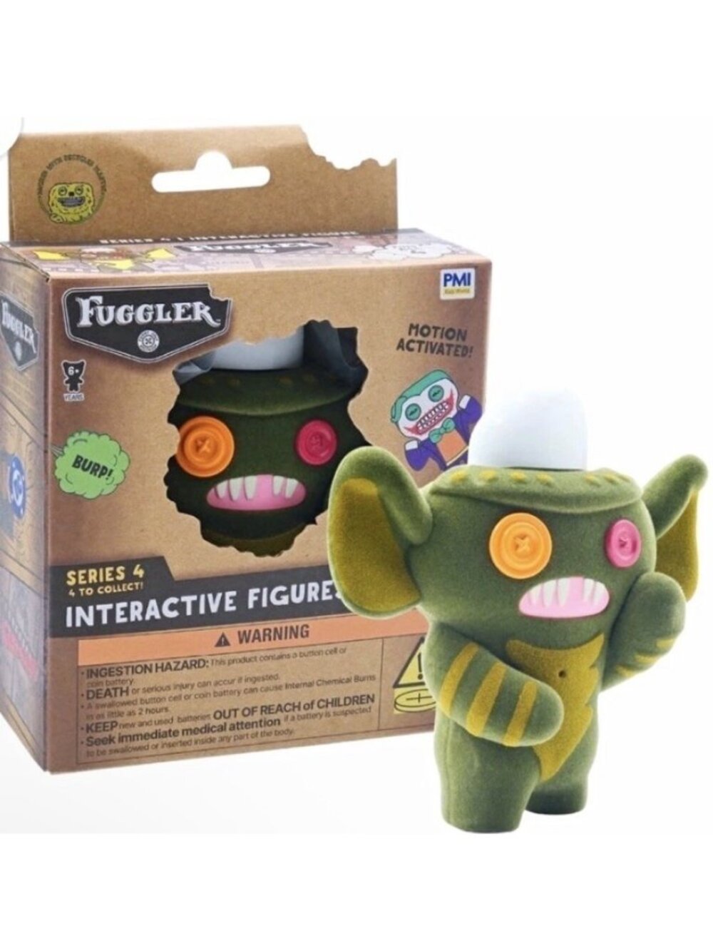 Fuggler Gremlins Series 4 Interactive Figure Sound Effects Green New Motion Acti